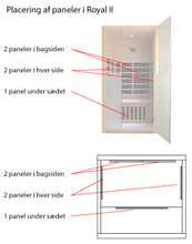 Indlæs billede til gallerivisning Infrarød kabine Royal II (L:100 x B:95 x H: 195cm)