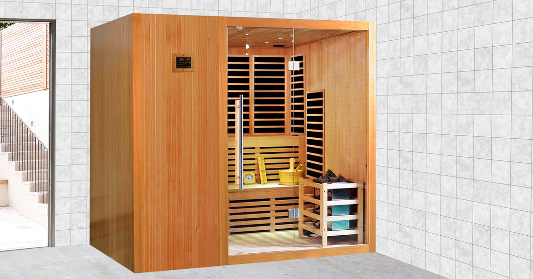 Infrarød og sauna Royal Combi III (L:220 x B:200 x H:212cm)